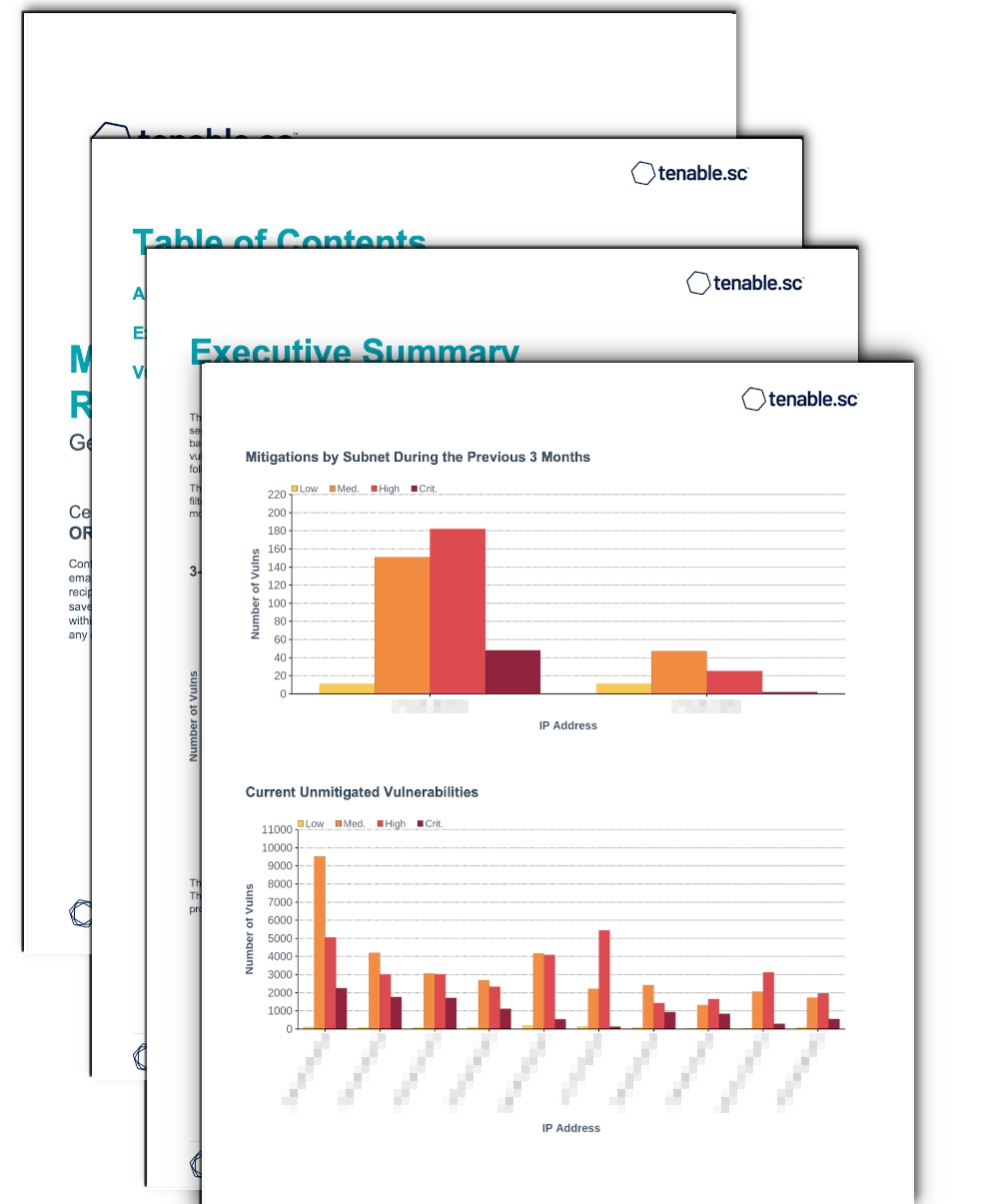 Mitigation Summary SC Report